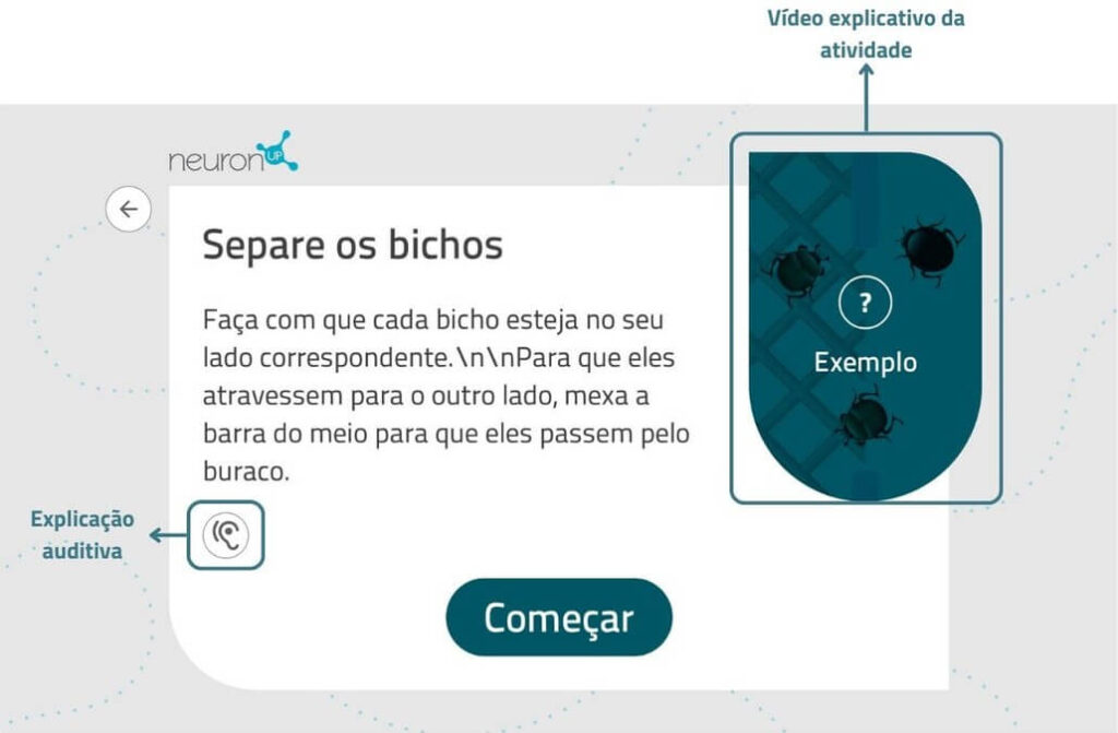 Prévia do jogo Separe os Bichos